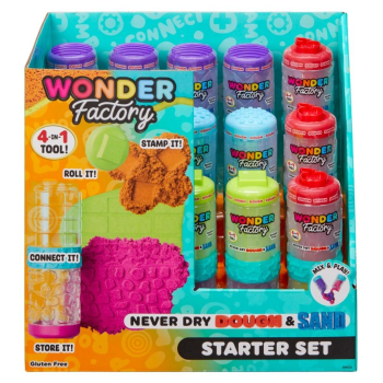 Wonder Factory Never Dry Dough&Sand (15szt)